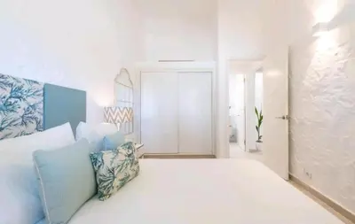 Cama o camas de una habitación en 2 bedroom bungalow aguamarina