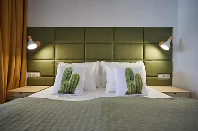 Cama o camas de una habitación en Cactus Sombrerudo- bright apartment next to Yumbo