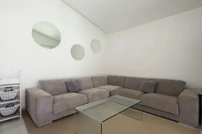 Zona de estar de FaroVela Suites Pasito Blanco