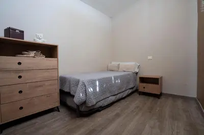 Cama o camas de una habitación en El Recoveco de La Solana