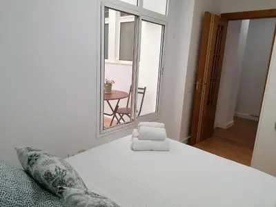 Cama o camas de una habitación en CANTERAS NICE BEACH. Holiday Home.2Bdrm.