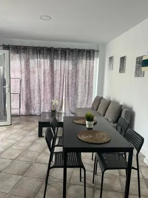 Zona de estar de San Agustin2, quiet apartment close to the beach