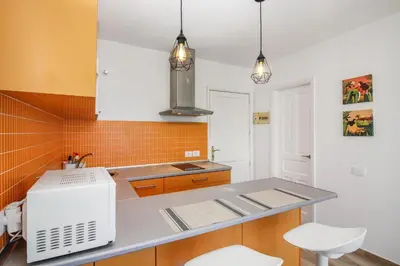 Una cocina o zona de cocina en Amadores Top Views apartment