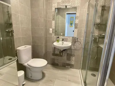 Un baño de Casa Aita - refurbished apartment with unparalleled sea view