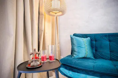 Zona de estar de Tisalaya Bright Apartment
