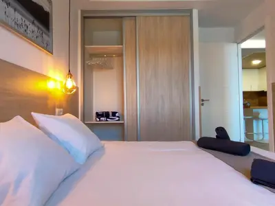 Cama o camas de una habitación en Stylish Friendly Holiday Home