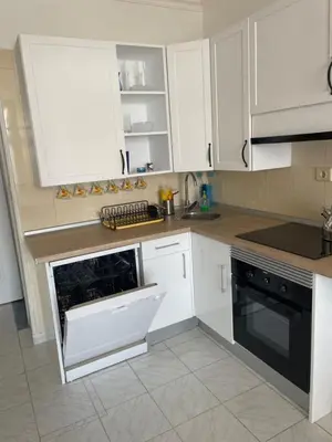 Una cocina o zona de cocina en Casa Mar y Sol - Seaview - private parking-renovated studio