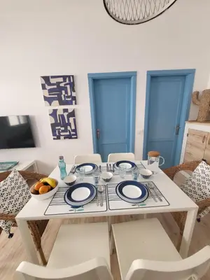 Zona de estar de Apartamento calandria confital con terraza próxima playa