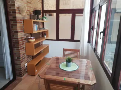 Plano de Acogedor apartamento en primera línea de playa Las Canteras