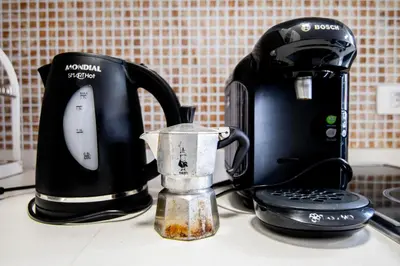 Utensilios para hacer té y café en Casa Canteras