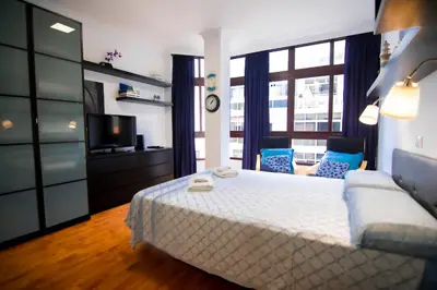 Cama o camas de una habitación en Casa Canteras