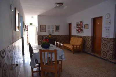 Zona de estar de Pension Eva