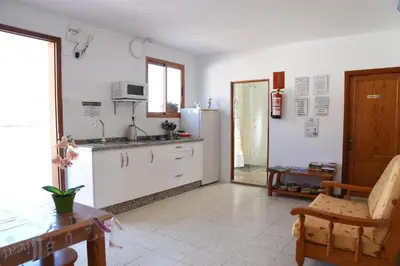 Una cocina o zona de cocina en Pension Eva