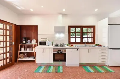 Una cocina o zona de cocina en Sun Cay by VillaGranCanaria
