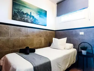 Cama o camas de una habitación en Relaxing Friendly Holiday Home