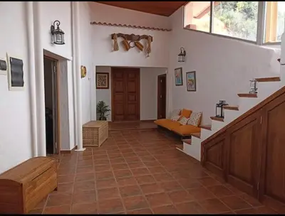 Zona de estar de Casa Rural La Yedra San Mateo