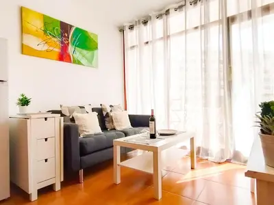 Zona de estar de Sweet Friendly Holiday Home