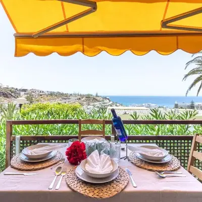 Increible Terraza con vistas al mar en San Agustín (3 hab)