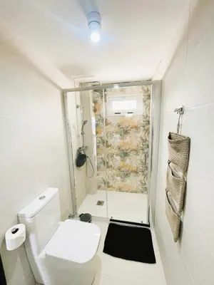 Un baño de MEERBLICK BEACH-APARTMENT Monte Rojo