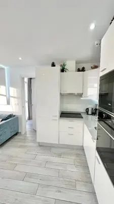 Una cocina o zona de cocina en Luxury apartment in Puerto Rico -Gran Canaria