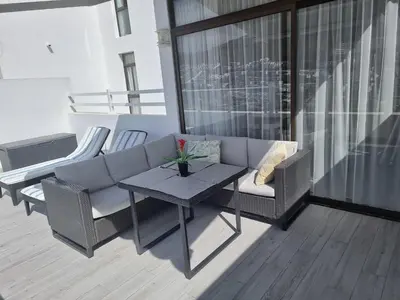 Zona de estar de Luxury apartment in Puerto Rico -Gran Canaria