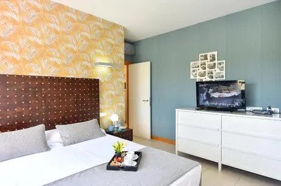 Cama o camas de una habitación en Vista Golf 22 by VillaGranCanaria