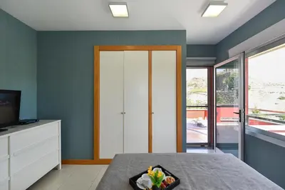 Cama o camas de una habitación en Vista Golf 22 by VillaGranCanaria