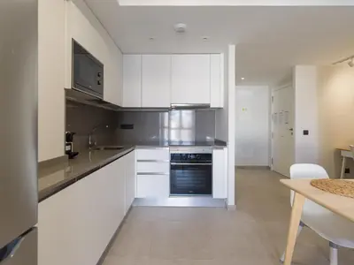 Una cocina o zona de cocina en VV Arenas de Guanarteme 