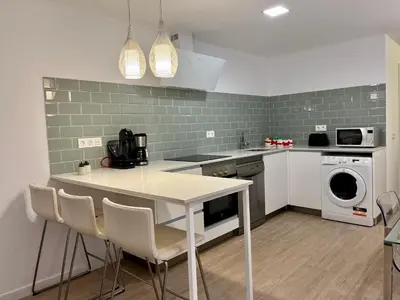 Una cocina o zona de cocina en SUNSET La Strada