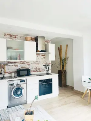 Una cocina o zona de cocina en Apartamento Surfspot Las Palmas de Gran Canaria