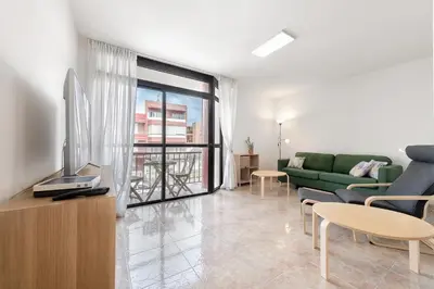 Zona de estar de New Cute Apartment at Salinetas Beach.