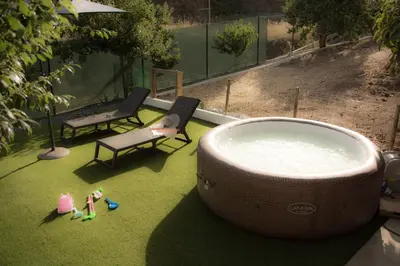Jardín al aire libre en Casa rural Bejeque