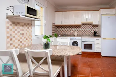 Una cocina o zona de cocina en Tita Apartment Montaña La Data