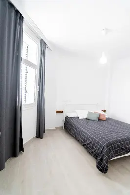 Cama o camas de una habitación en Casa Raquel