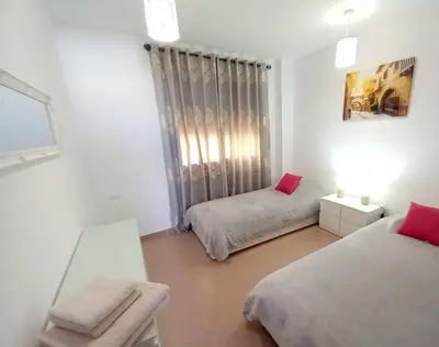 Cama o camas de una habitación en Casablanca