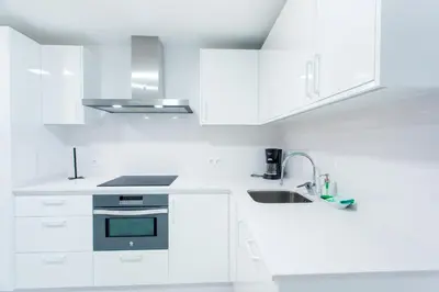 Una cocina o zona de cocina en New Patalavaca ocean views By CanariasGetaway