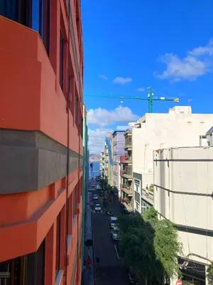Vista general de Las Palmas de Gran Canaria o vista desde el apartamento