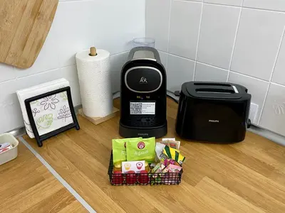 Utensilios para hacer té y café en Sunny Patalavaca - Ocean View Apartment
