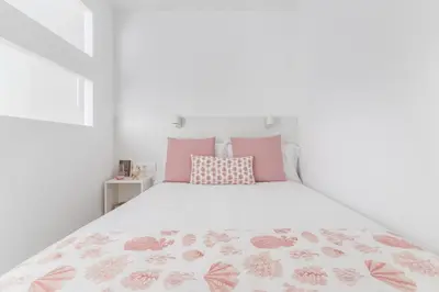Cama o camas de una habitación en Home2Book Ard Cool Apartment Playa del Inglés