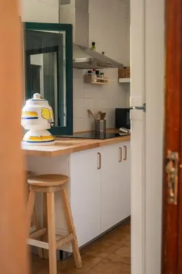 Una cocina o zona de cocina en Apartamento Los Lirios