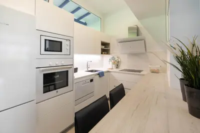 Una cocina o zona de cocina en Bungalow en Pasito V6