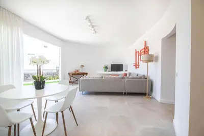 Zona de estar de Bungalow en San Agustín 