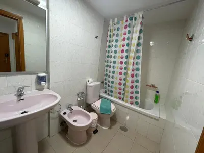 Un baño de Apartamento colón arinaga
