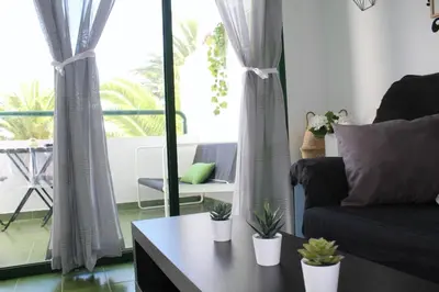 Zona de estar de Surycan Tropical Garden Apartment