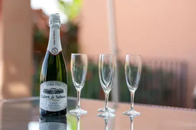 Bebidas en Villa mit Pool Los Lagos 16
