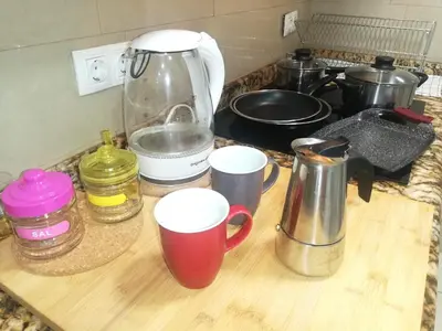Una cocina o zona de cocina en Poema del Mar