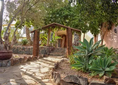 Jardín al aire libre en Wohnung Aulaga