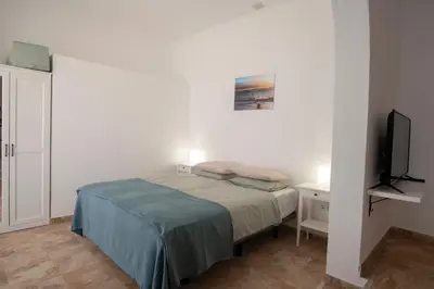 Cama o camas de una habitación en Wohnung Esterlizia