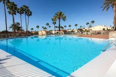 Piscina en o cerca de Bungalow Santa Fe bien ubicado