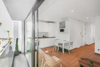 Una cocina o zona de cocina en Las Canteras Lighthouse